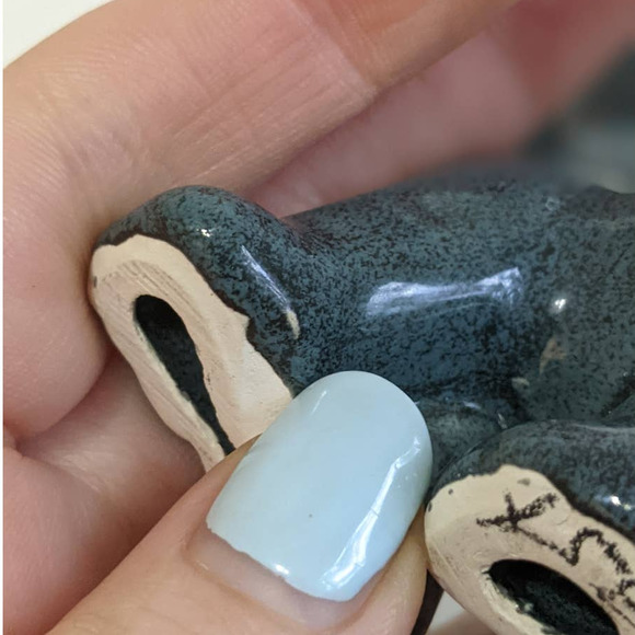 Vintage 40's 50's Ceramic Elephant Figurine by Walker Potteries of California - Picture 9 of 10